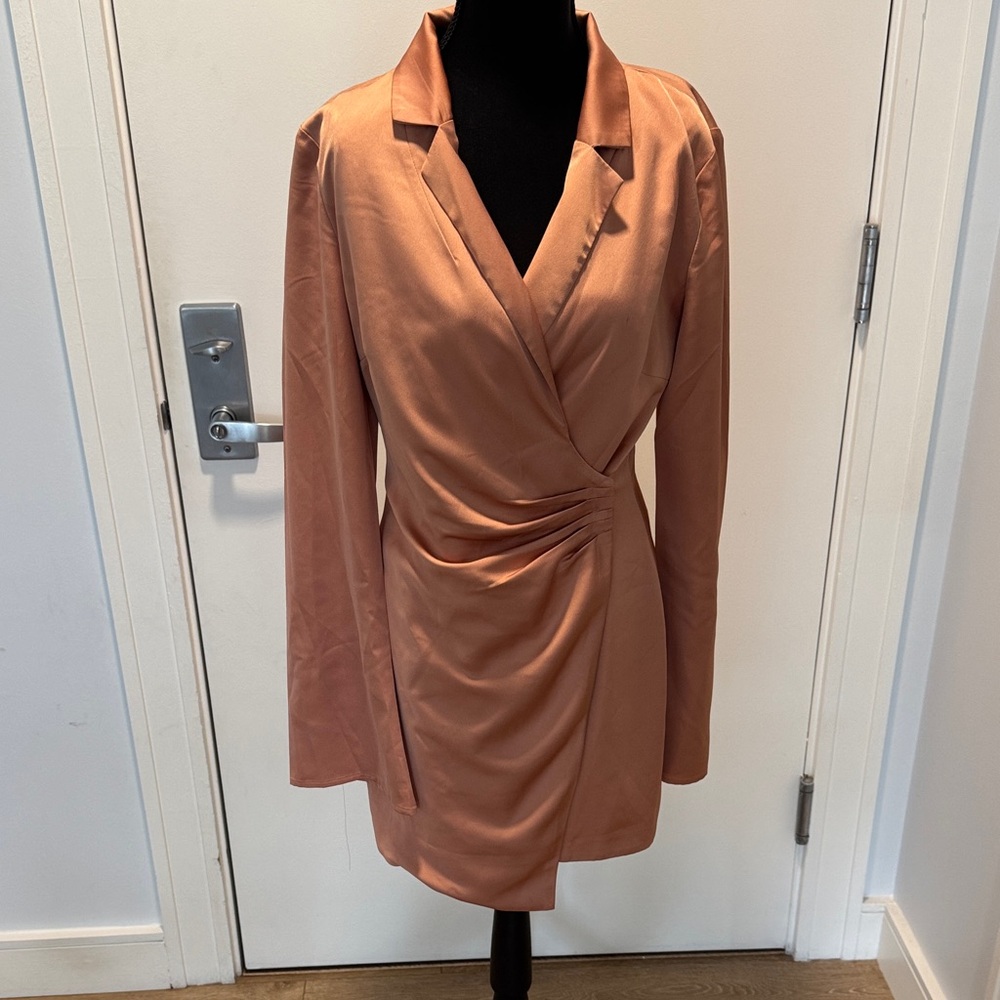 Lovers + Friends Copper Long Sleeve Dress